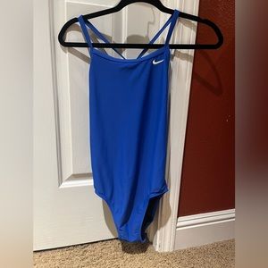 Blue nike swimsuit